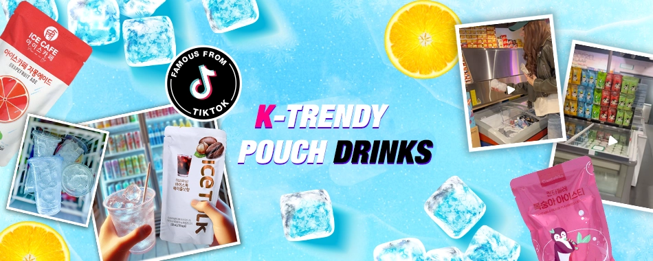 Trendy Pouch Drinks from Korea! 