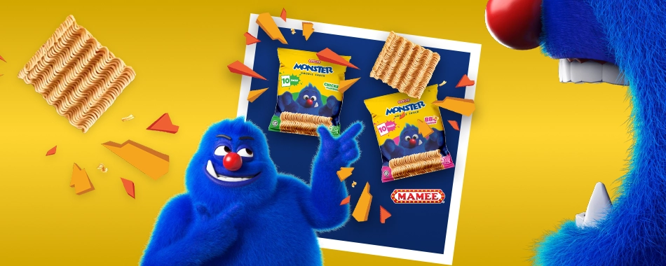 Crunch it and shake it, what is Mamee noodle snack?