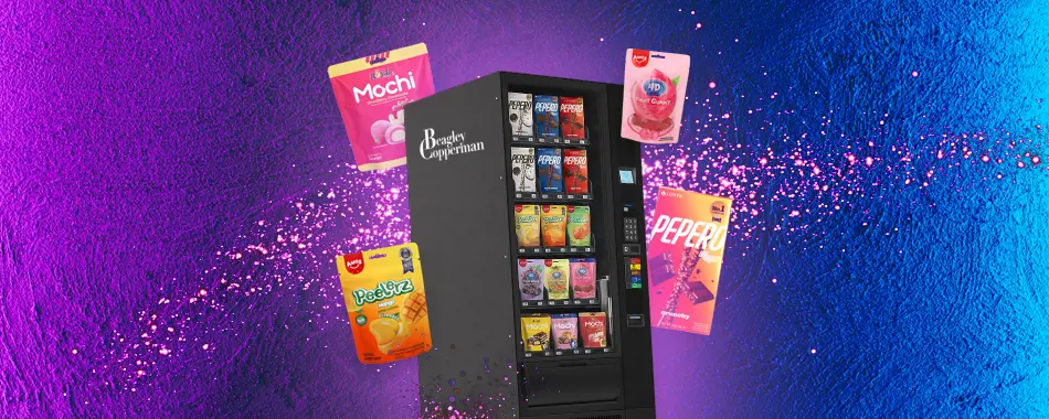 Vending-ready Asian snacks and drinks for your location!