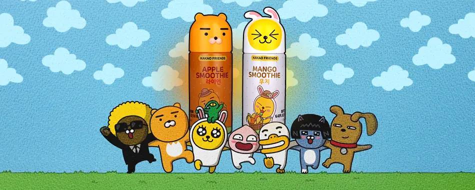 Kakao Friends: Korea’s cutest fruit drinks! 
