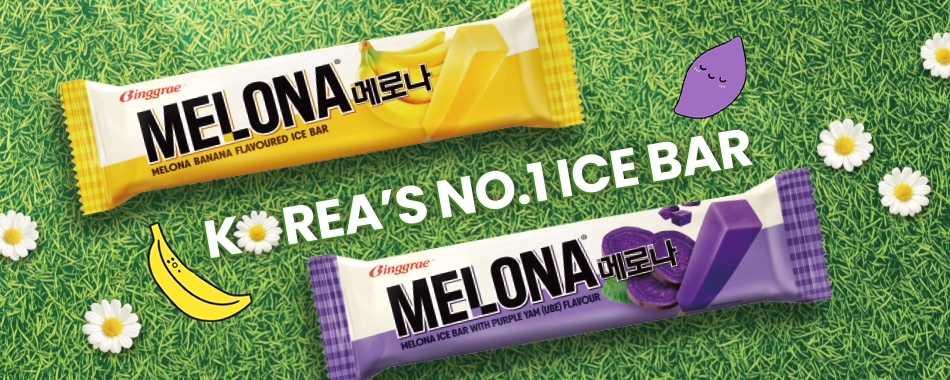 New Melona flavors: Ube and Banana 