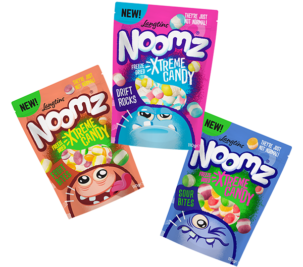 Packaging of 3 Noomz