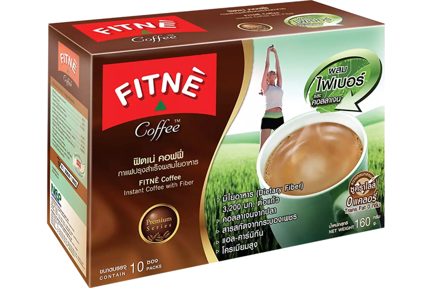 Fitnè - Coffee with Fiber Premium Series 160g