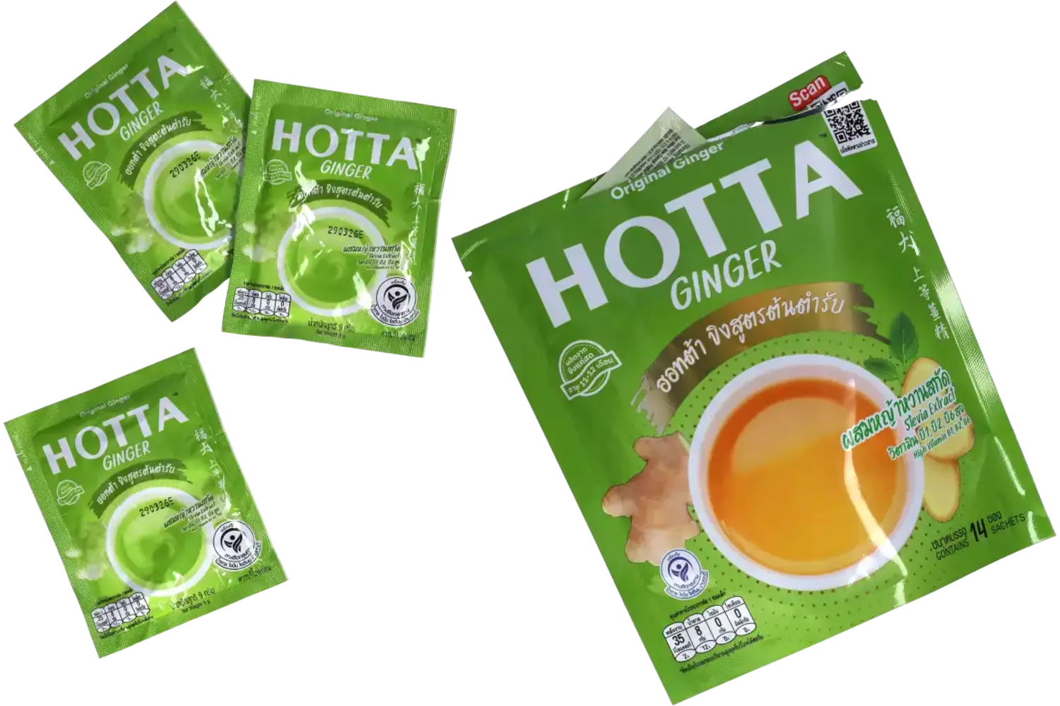 Hotta - Instant Ginger Tea Original 126g