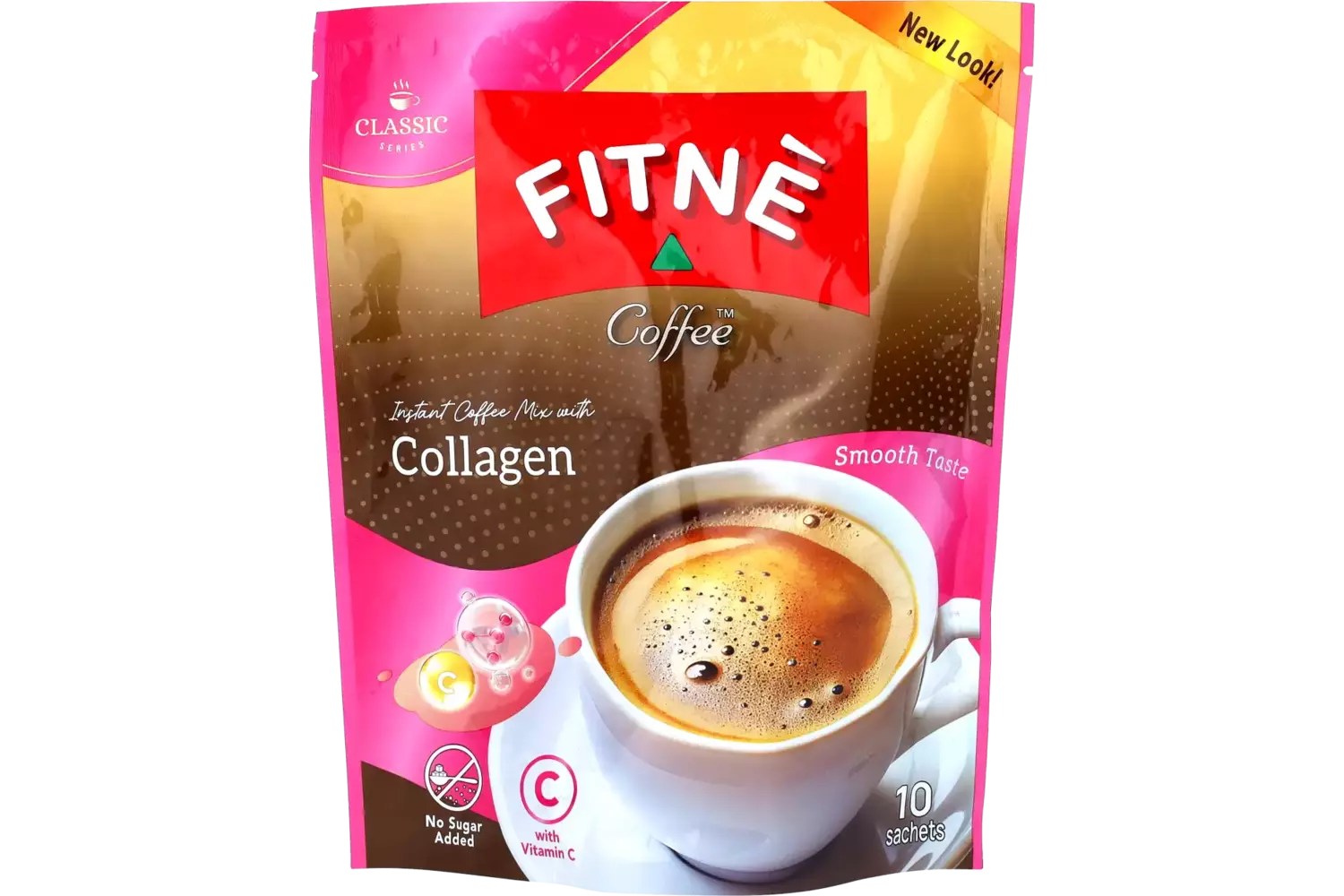 Fitnè - Coffee Collagen & Vitamin C 3-in-1 150g