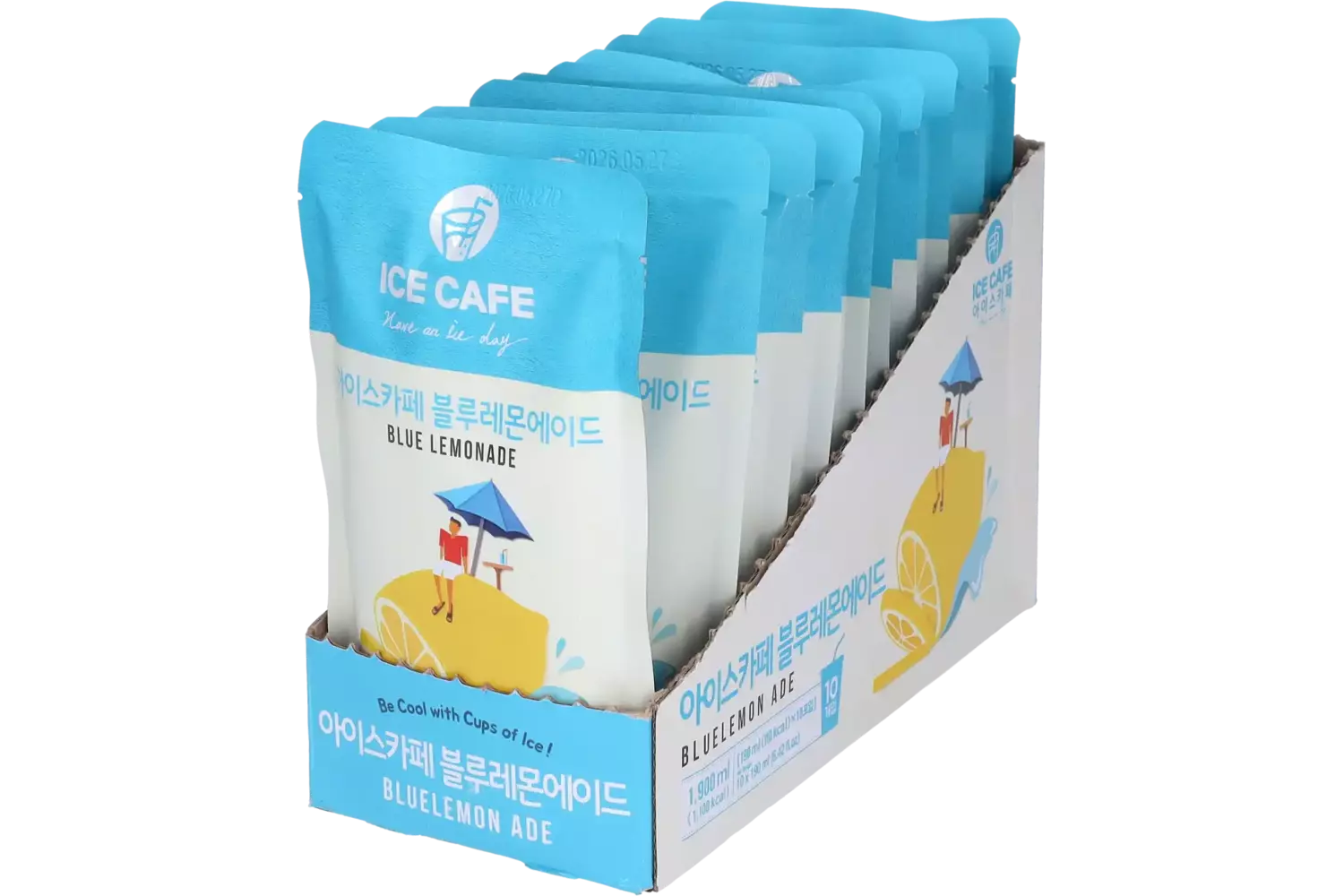 Ice Cafe - Ice Tea Ade Blue Lemon 190ml
