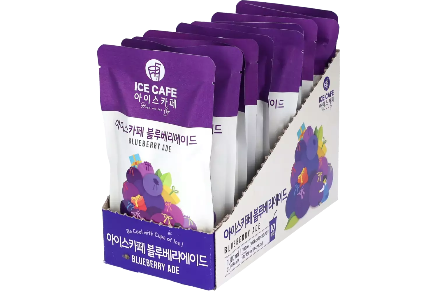 Ice Cafe - Ice Tea Ade Blueberry 190ml