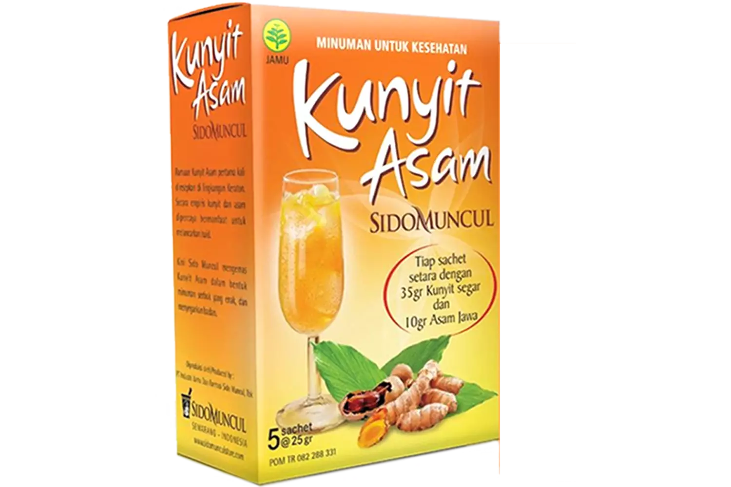 Sidomuncul - Kunyit Asam 5x25g