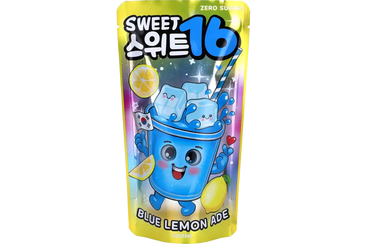 Sweet16 - Blue Lemon Ade Zero Sugar 200ml