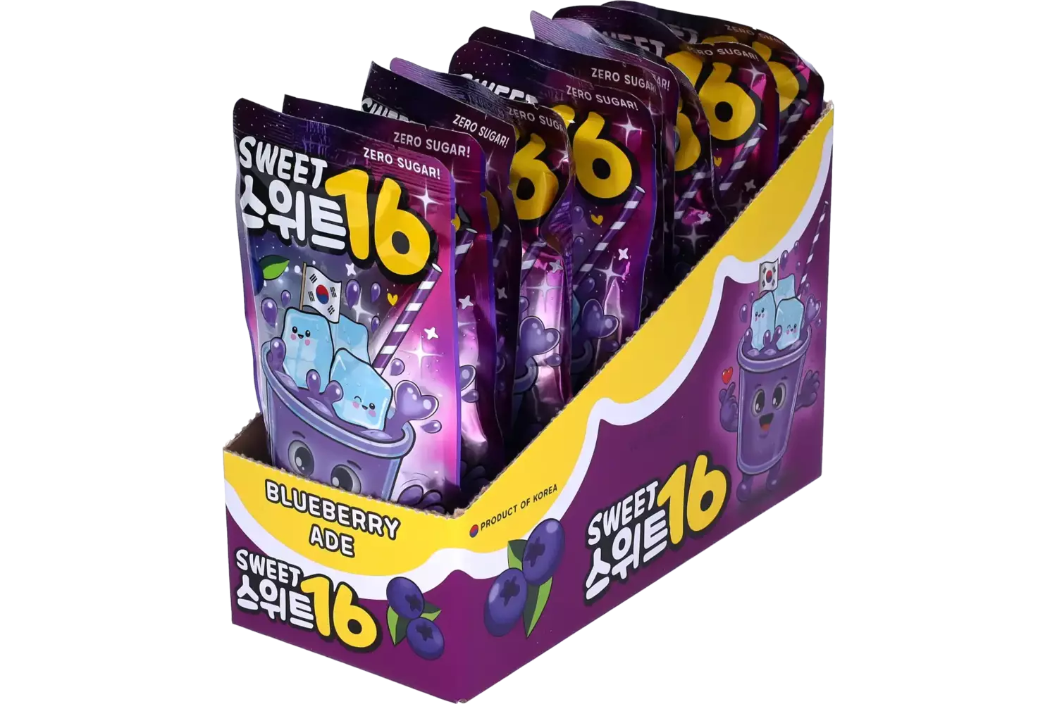 Sweet16 - Blueberry Ade Zero Sugar 200ml
