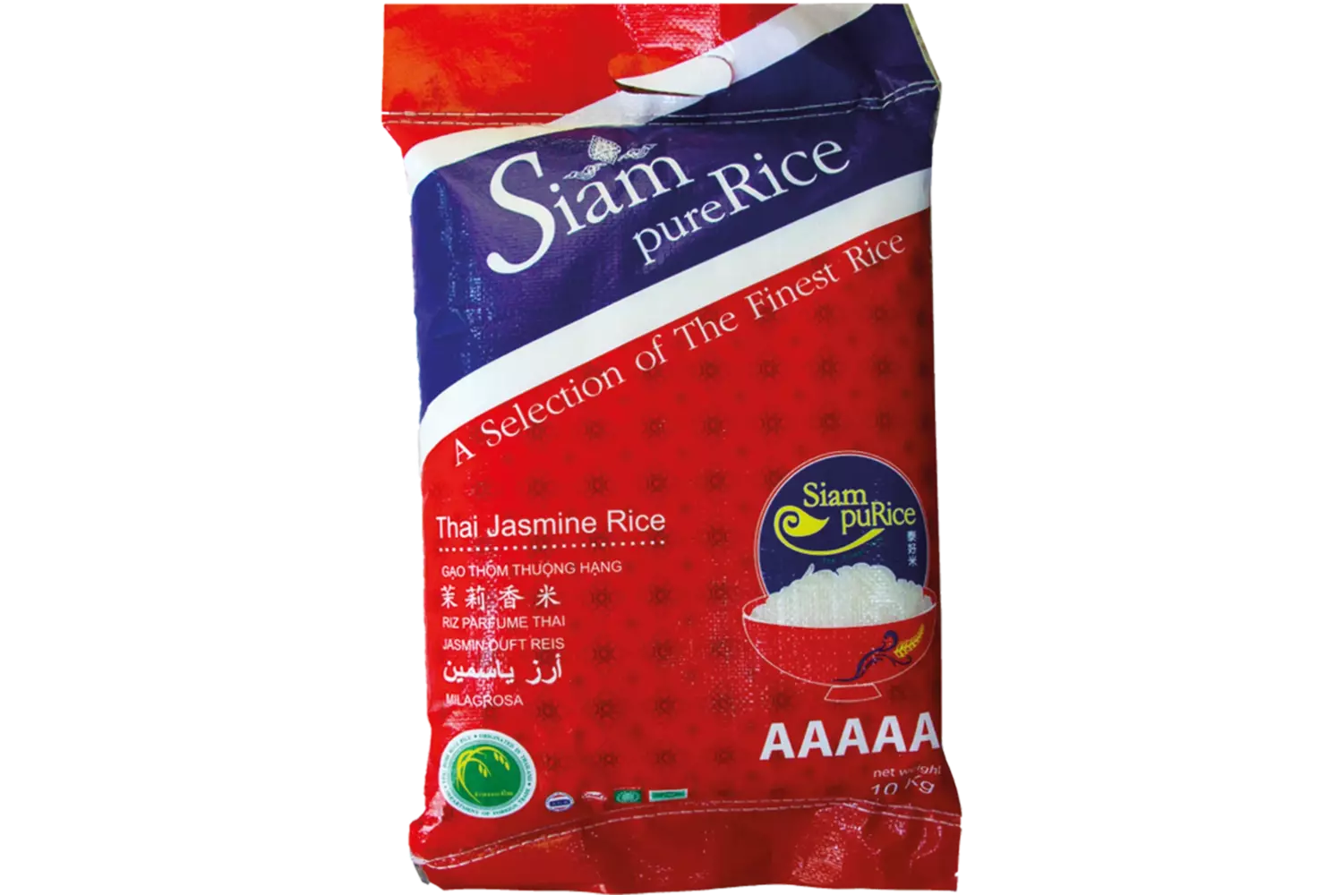 Siam Pure - Thai Hom Mali Jasmine Rice 2025 Premium 10kg