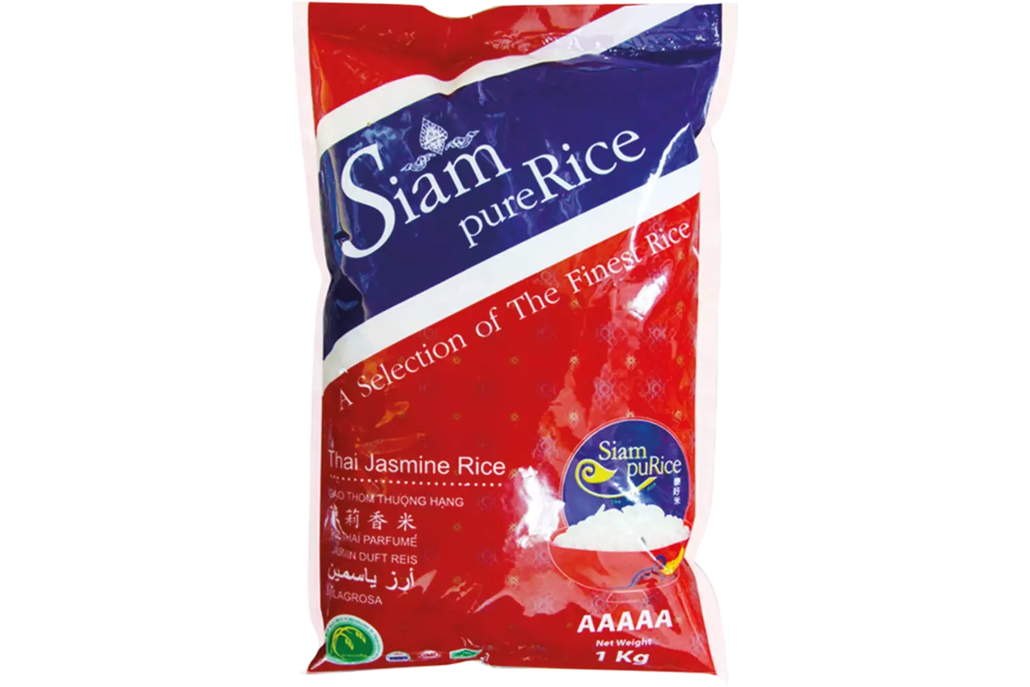 Siam Pure - Thai Hom Mali Jasmine Rice 2026 Premium 1kg
