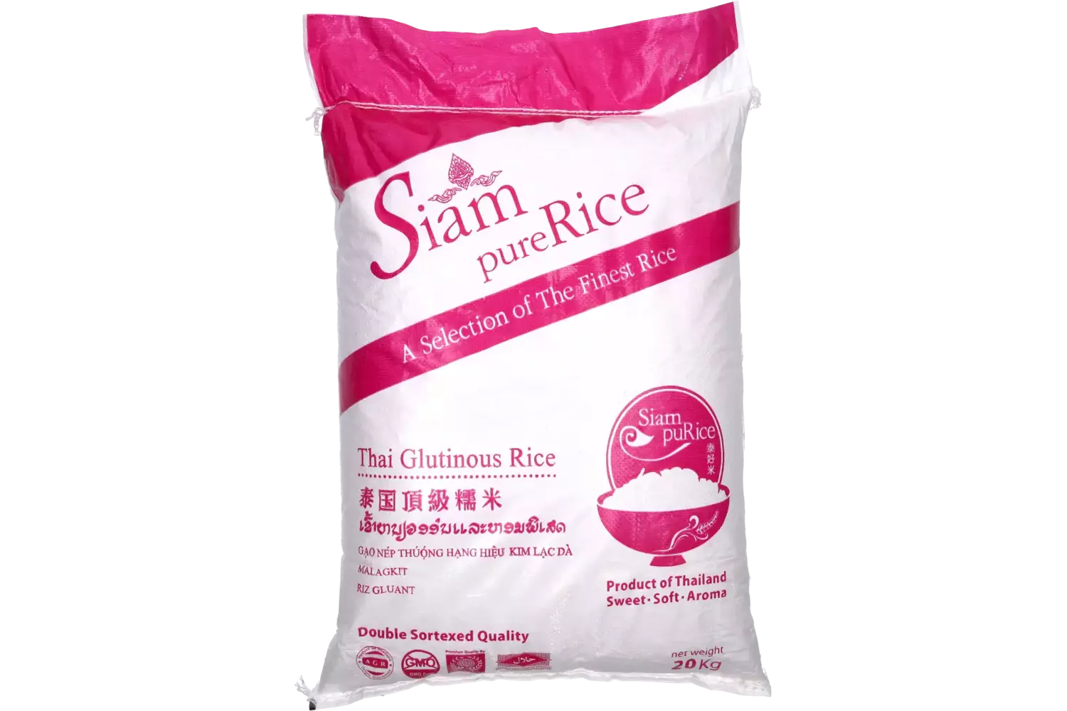 Siam Pure - Thai Glutinous Rice 20kg