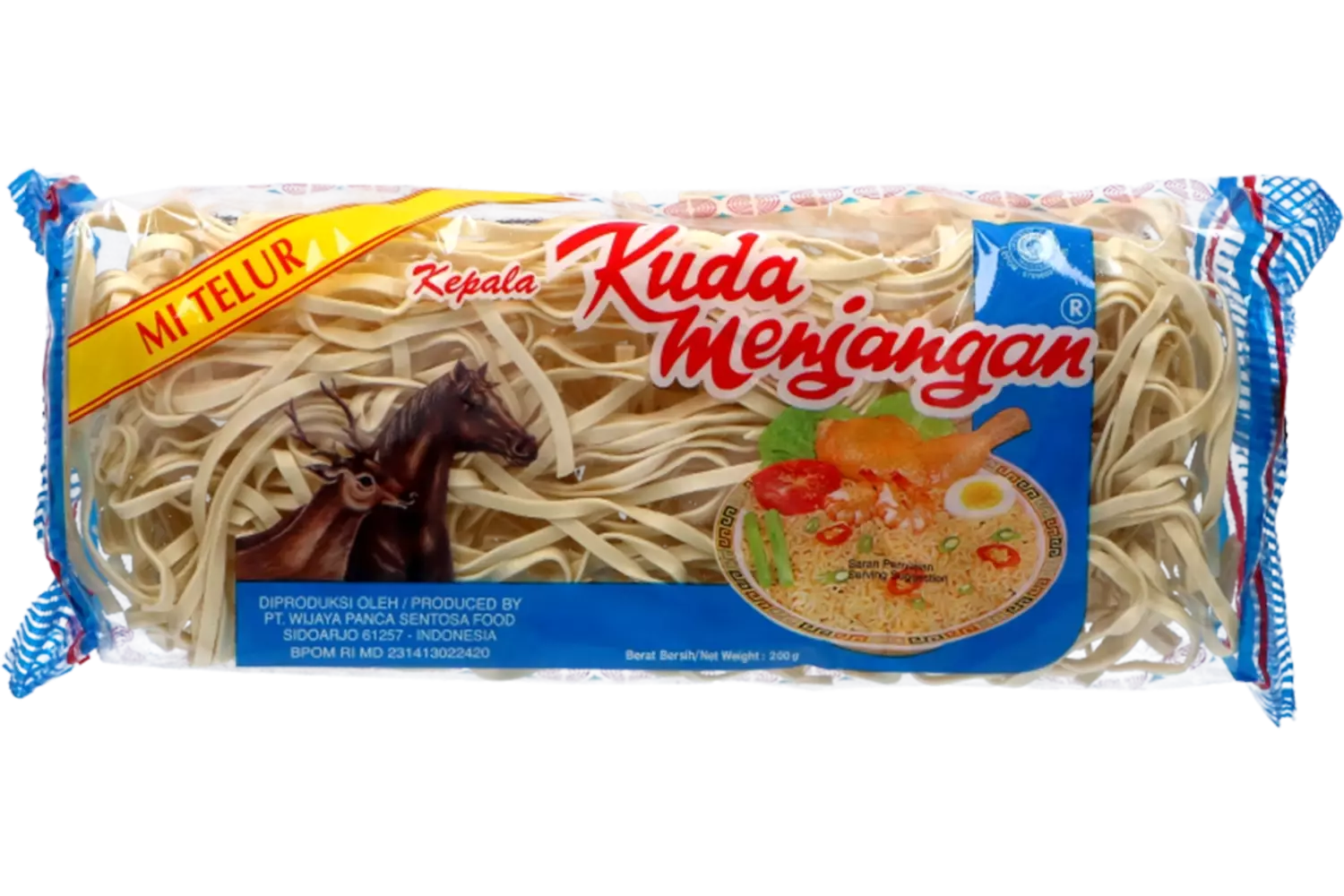 Kepala - Mie Noodles Thick 200g