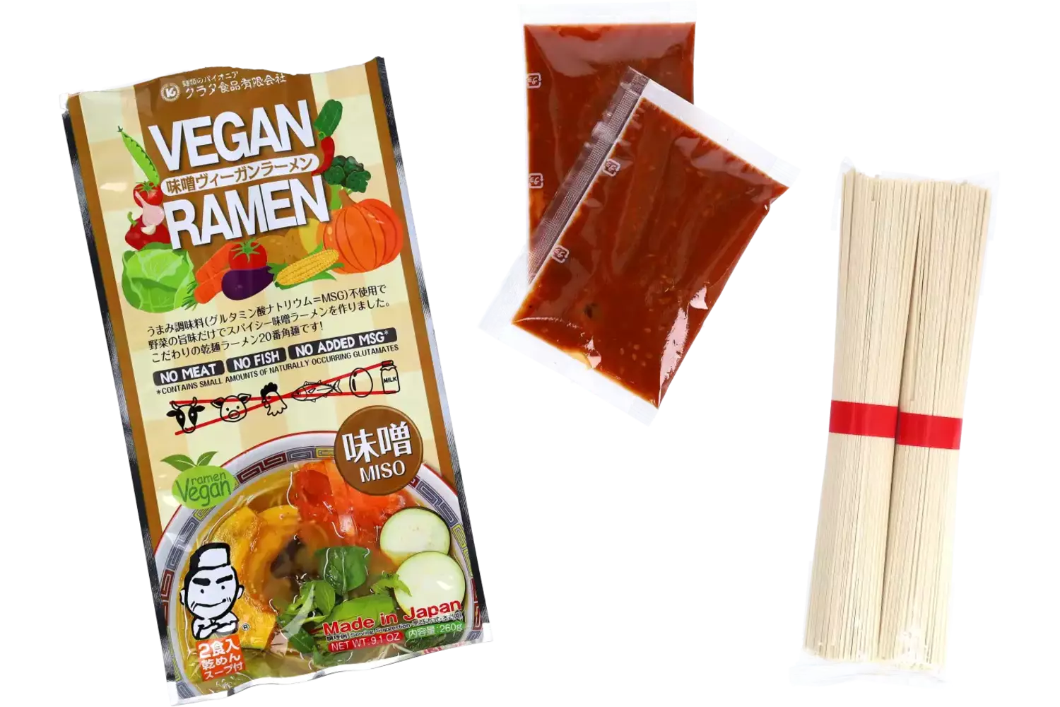 Kurata - Vegan Ramen Miso 2x118g