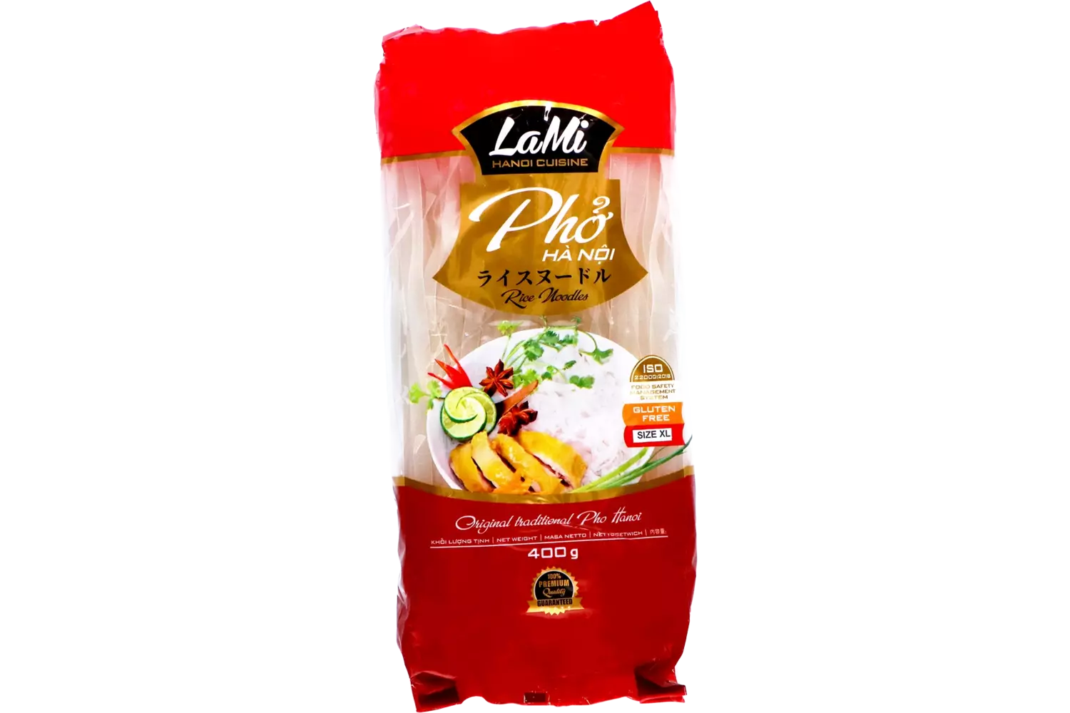 LaMi - Rice Noodles Phở Size XL 10mm 400g