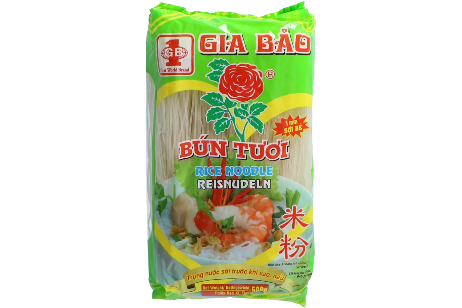 Gia Bao - Rice Noodle Bún Tươi 1mm 500g