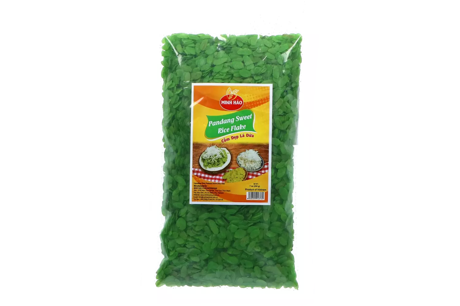 Minh Hao - Green Rice Flake Thin 200g