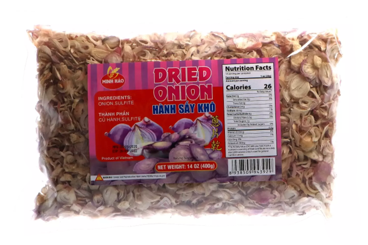 Minh Hao - Dried Shallot 400g