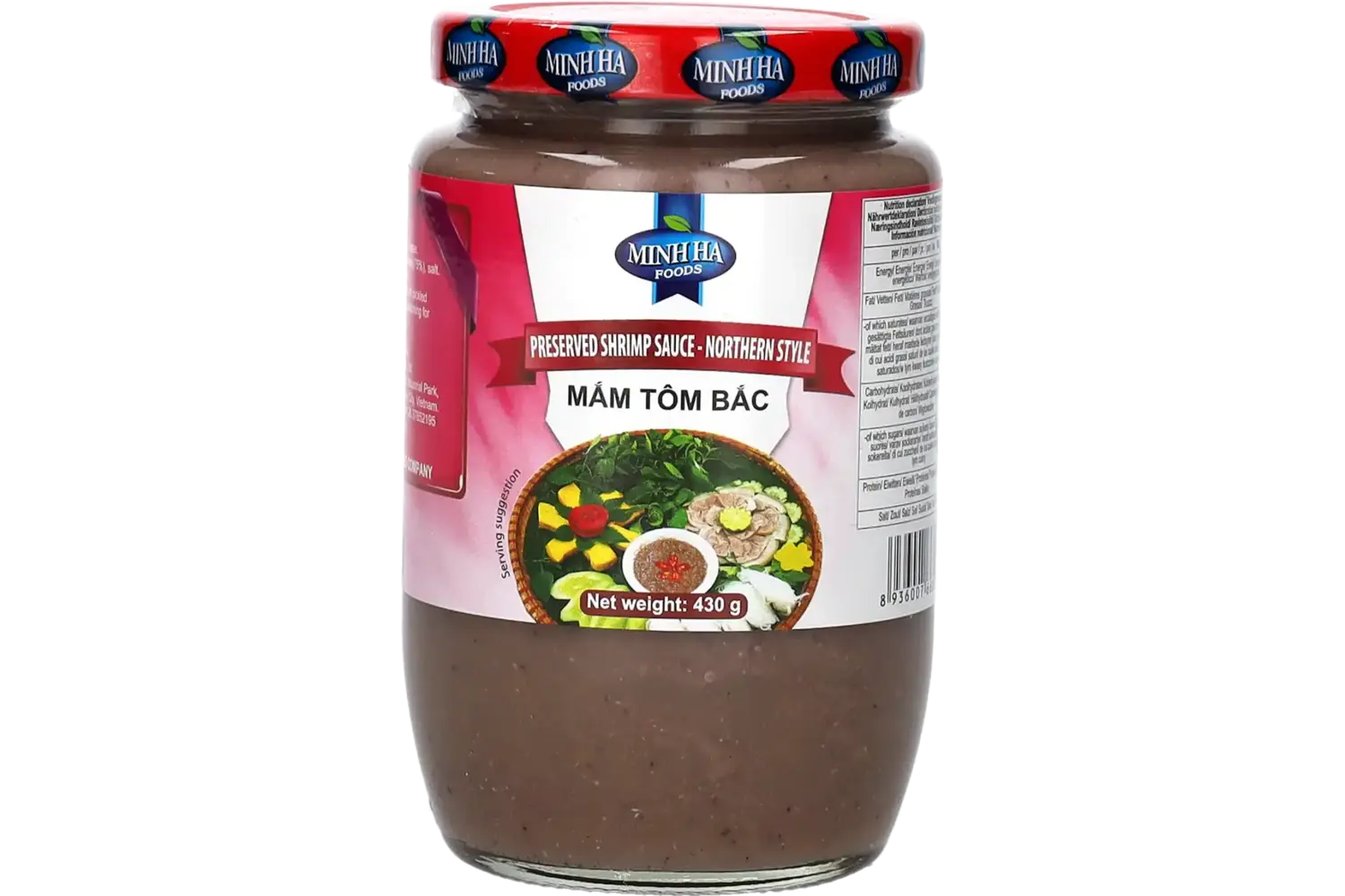 Minh Ha - Preserved Shrimp Sauce Northern Style 430g