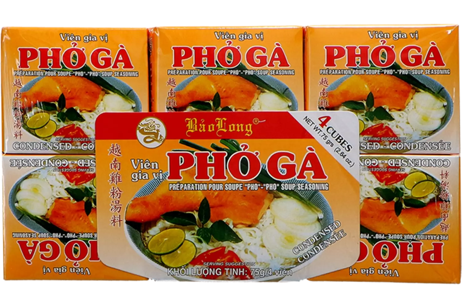 Bao Long - Pho Soup Seasoning Chicken 12x75g