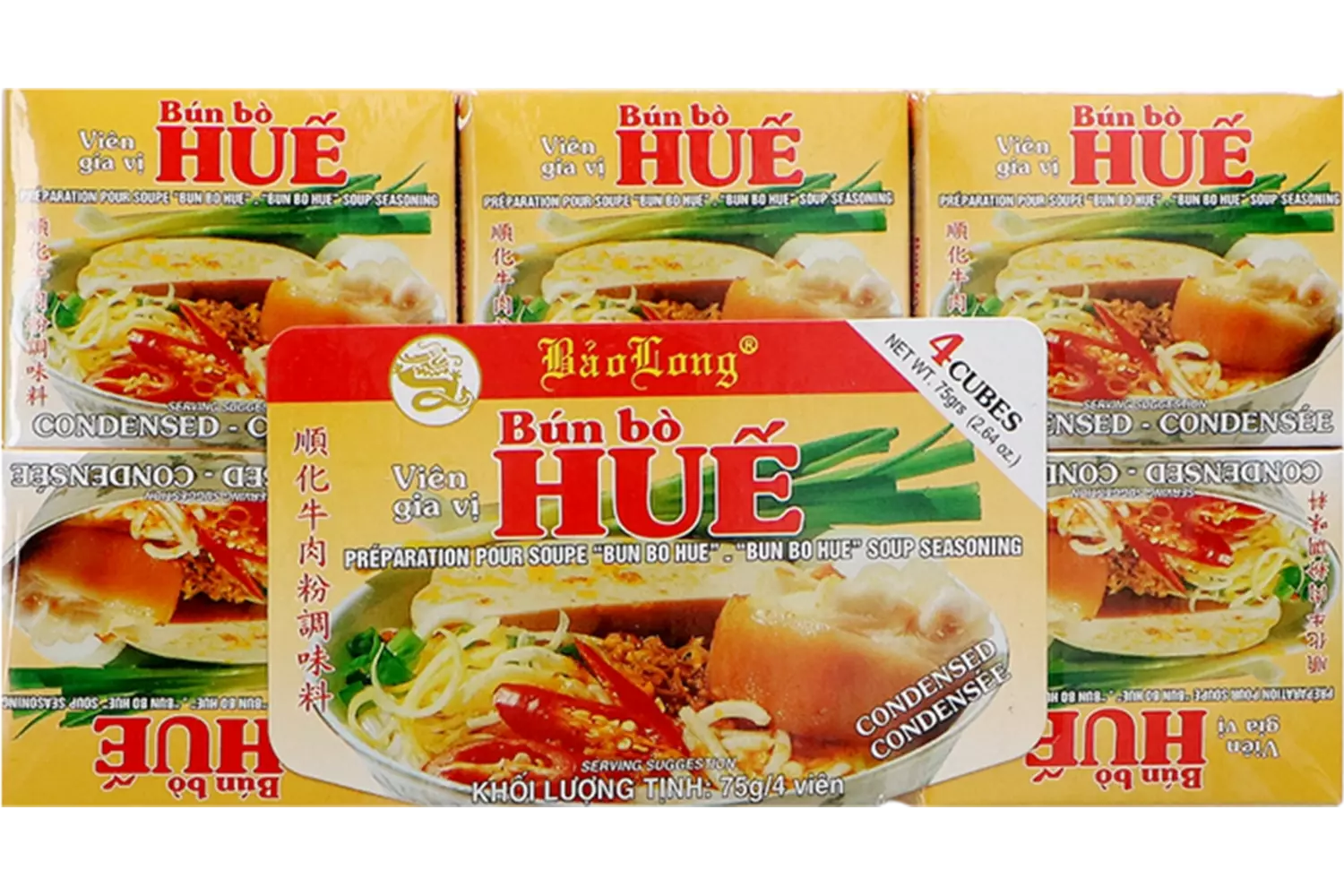 Bao Long - Bun Bo Hue Soup Seasoning 12x75g