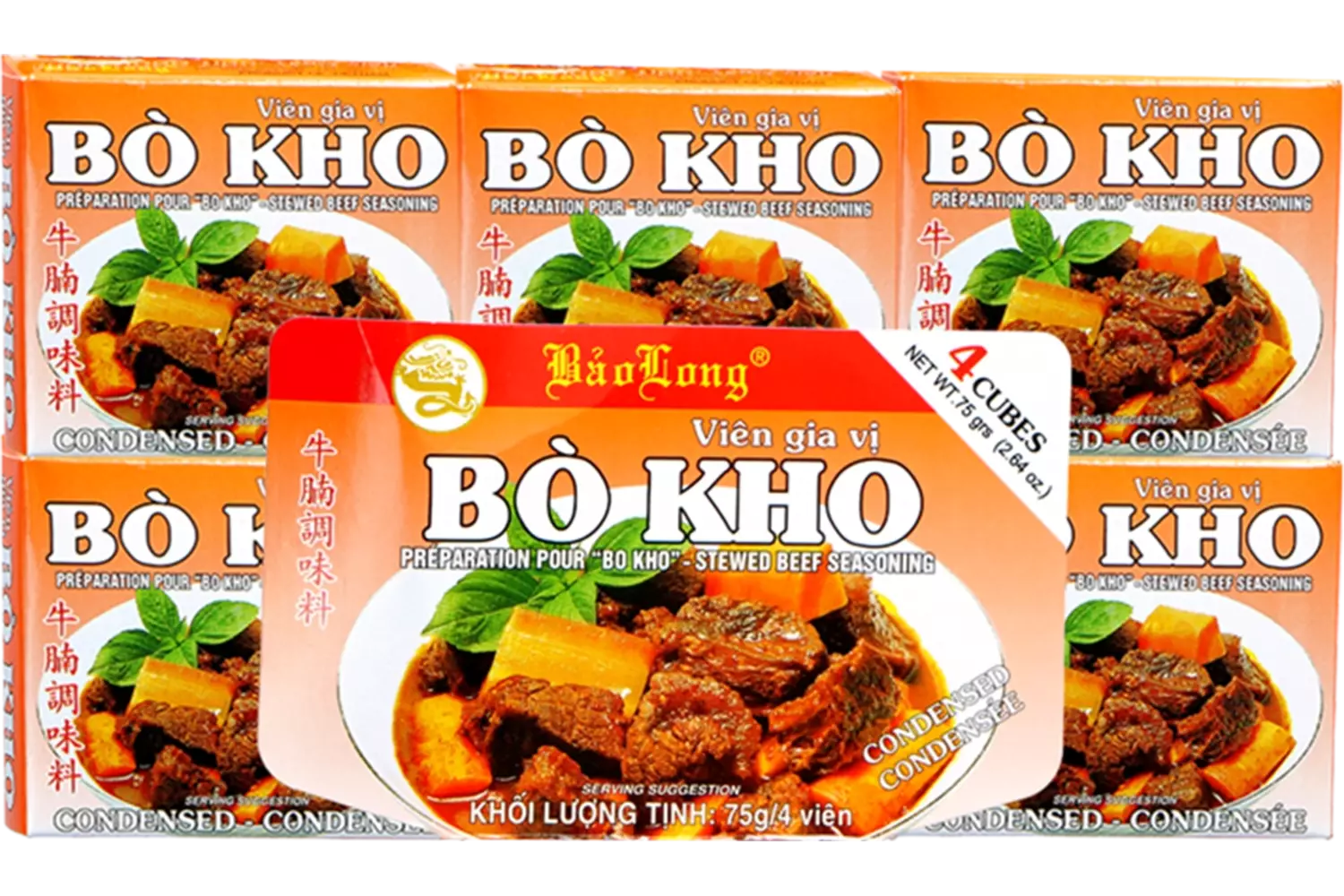 Bao Long - Bo Kho Stewed Beef Seasoning 12x75g