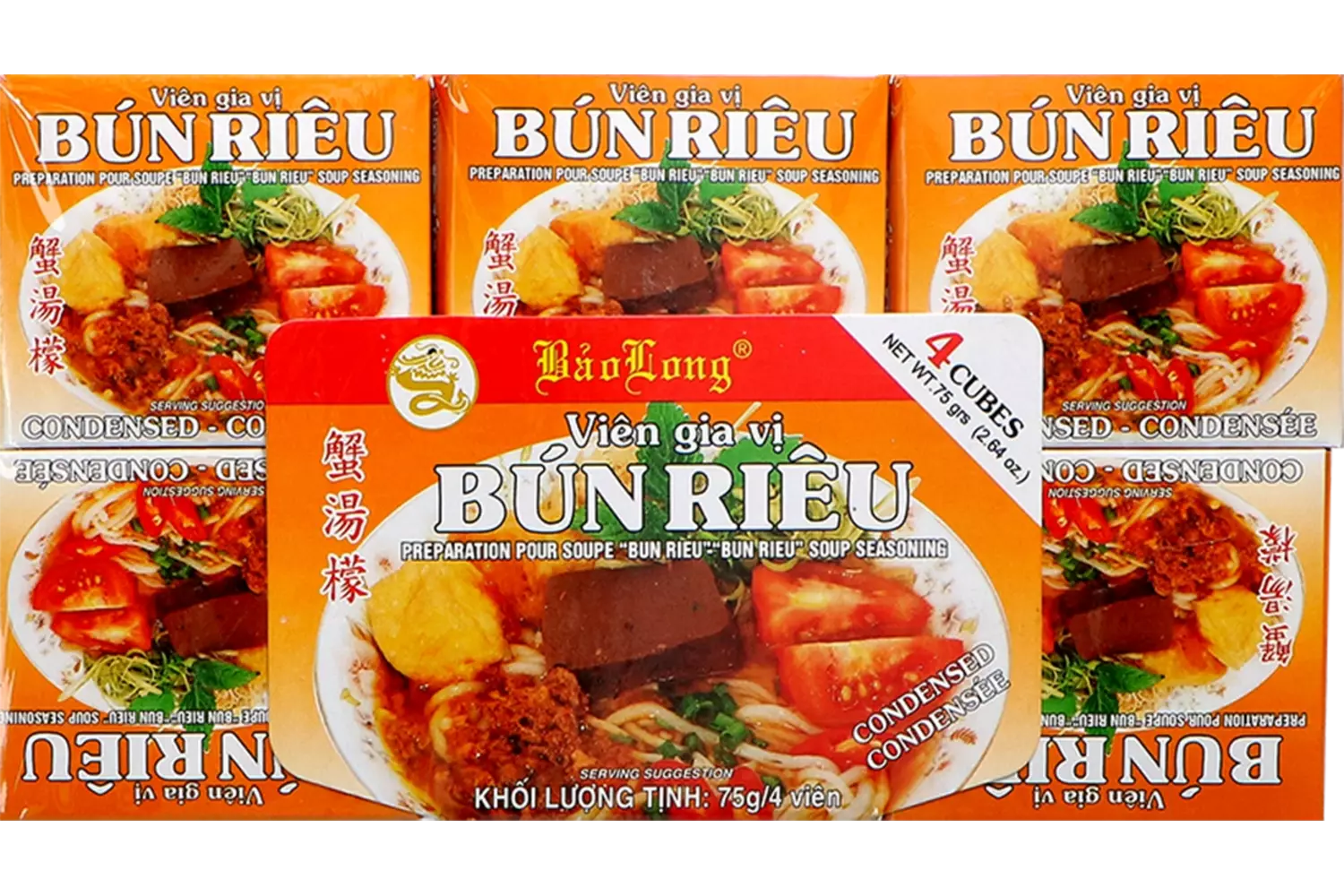 Bao Long - Bun Rieu Soup Seasoning 12x75g