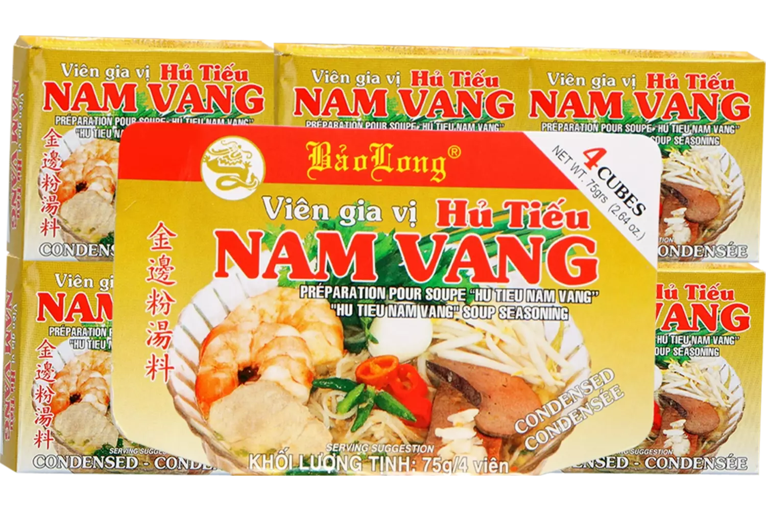 Bao Long - Hu Tieu Nam Vang Soup Seasoning 12x75g