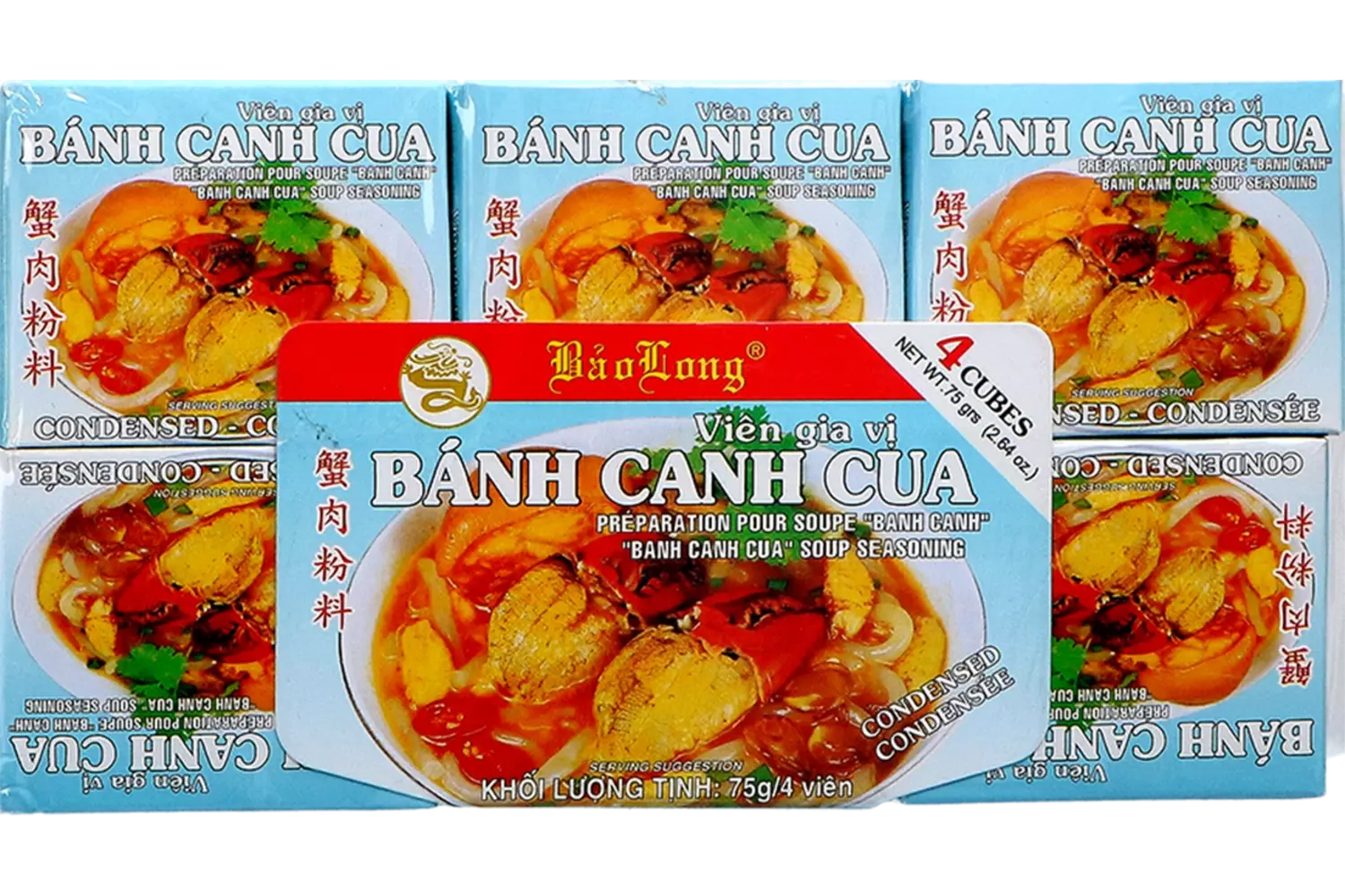 Bao Long - Banh Canh Cua Soup Seasoning 12x75g