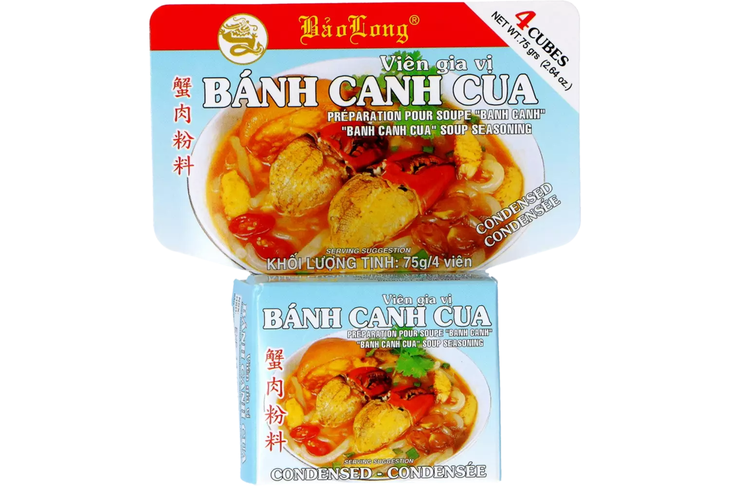Bao Long - Banh Canh Cua Soup Seasoning 12x75g