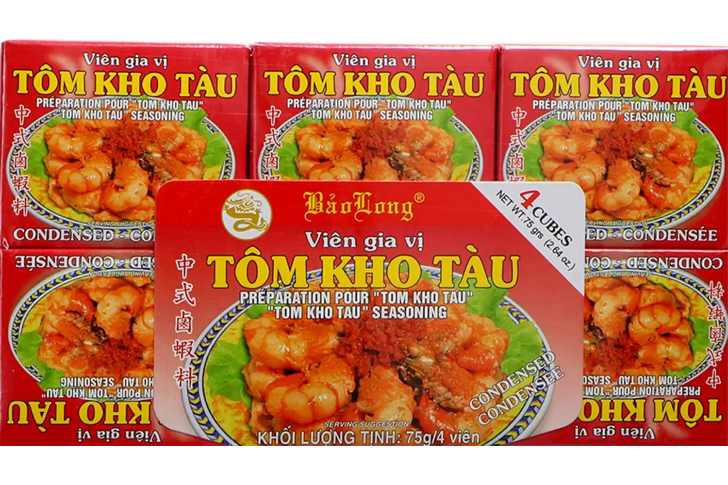 Bao Long - Tom Kho Tau Seasoning 12x75g