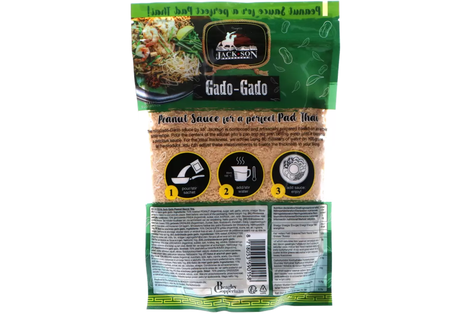 Mr. Jackson - Gado Gado Peanut Sauce 1kg