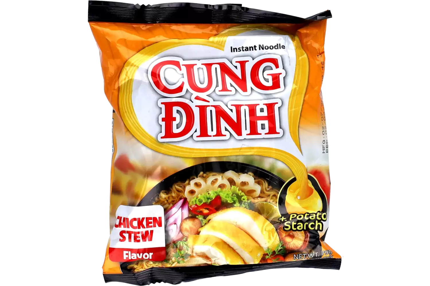 Cung Dình - Instant Noodles Stewed Chicken Cup 79g