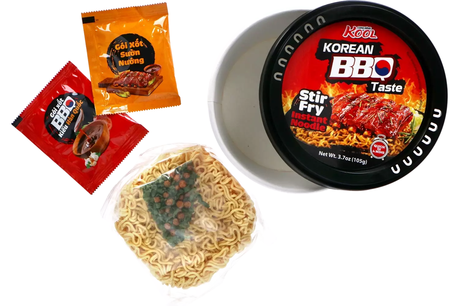 Cung Dình - Kool Brand Noodles Korean BBQ Bowl 105g