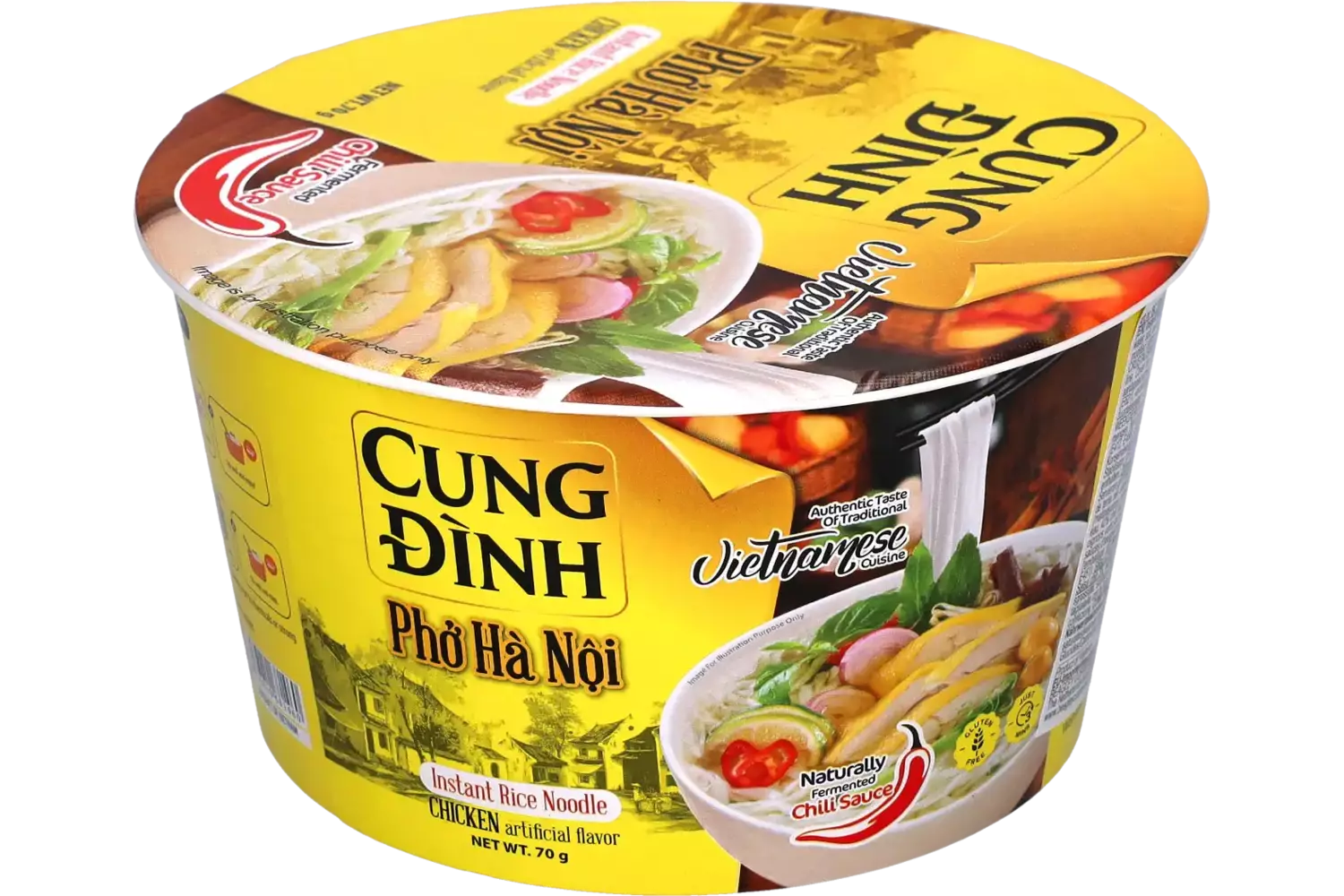 Cung Dình - Noodles Chicken Bowl 68g