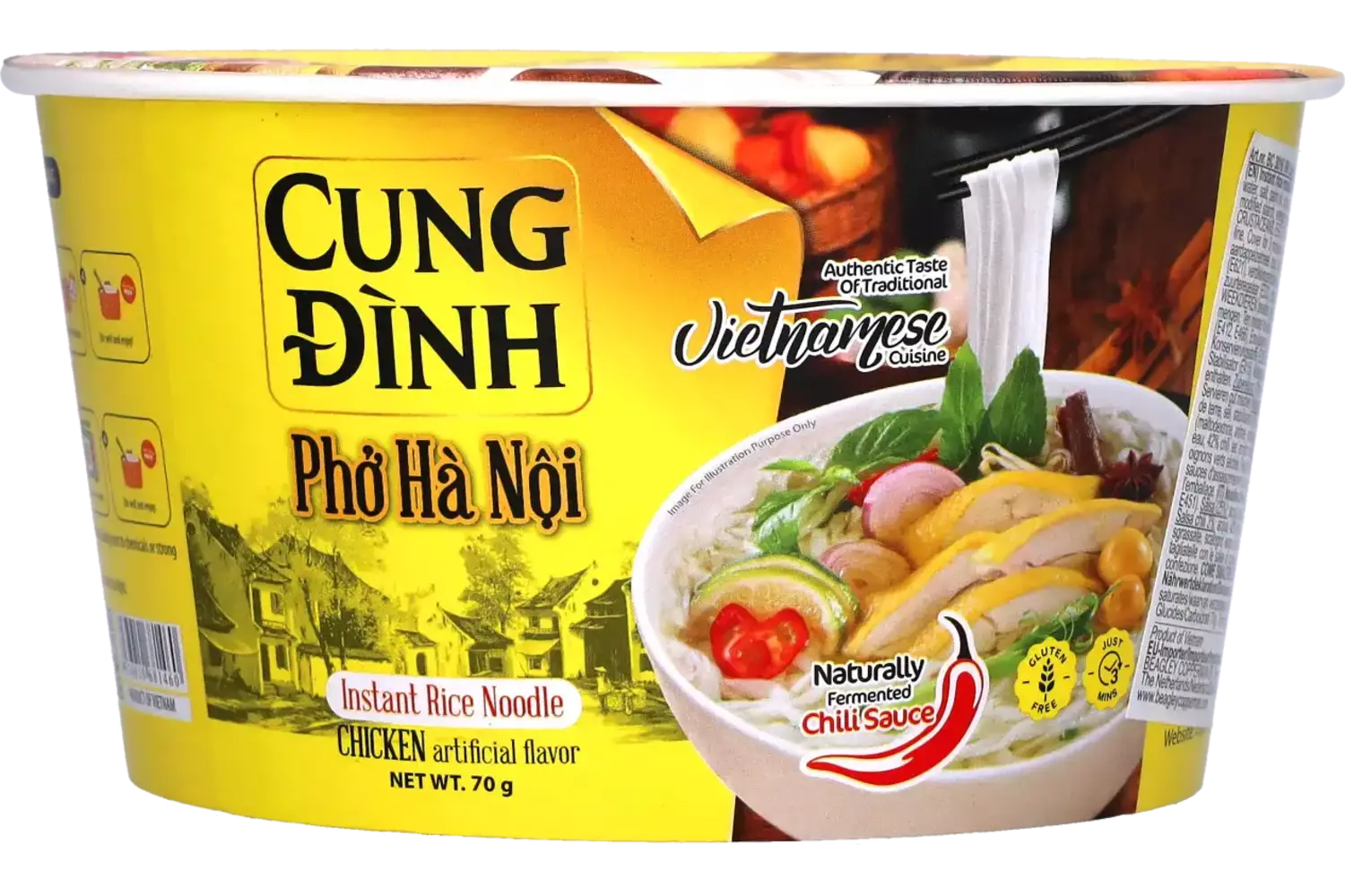 Cung Dình - Noodles Chicken Bowl 68g