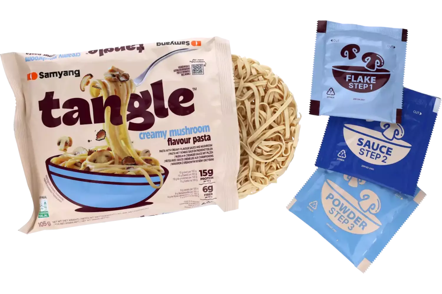 Samyang - Tangle Creamy Mushroom Pasta Bag 105g