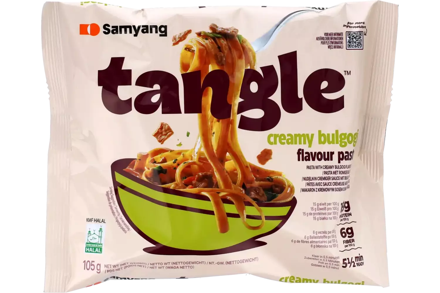 Samyang - Tangle Creamy Bulgogi Pasta Bag 105g