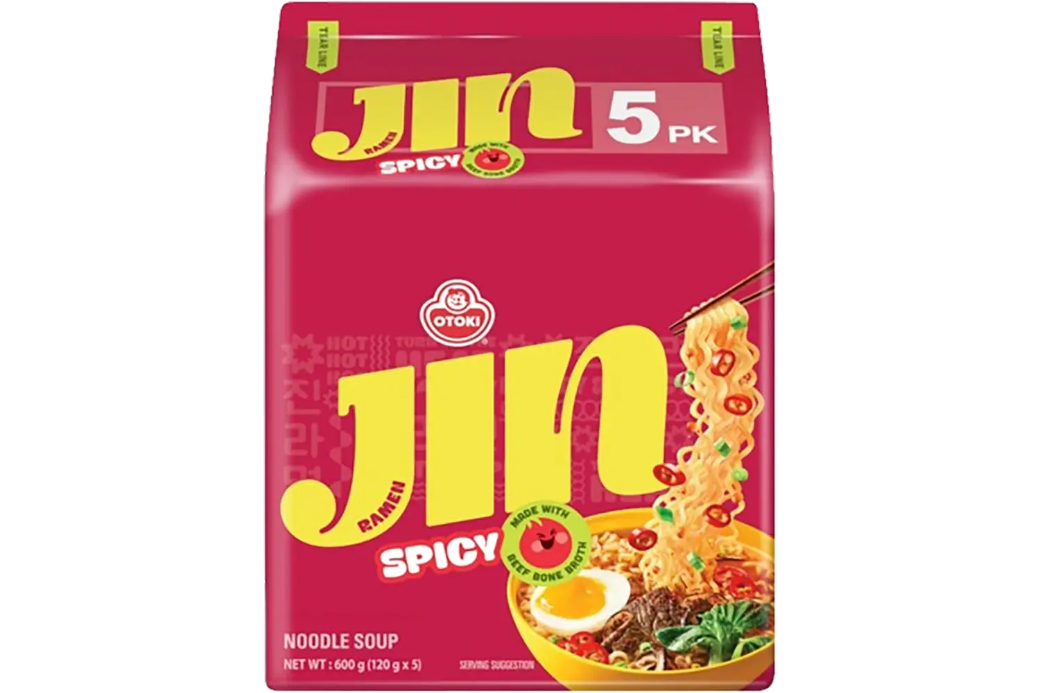 Ottogi - Jin Ramen Spicy 120g