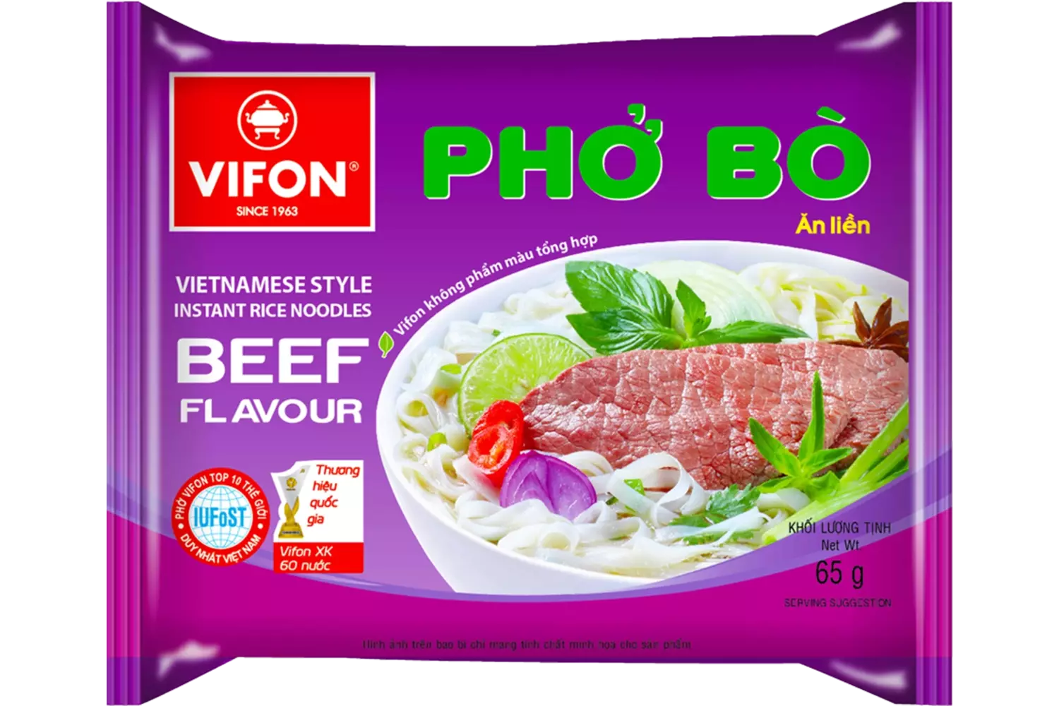 Vifon - Rice Noodles Beef Pho Bo 60g