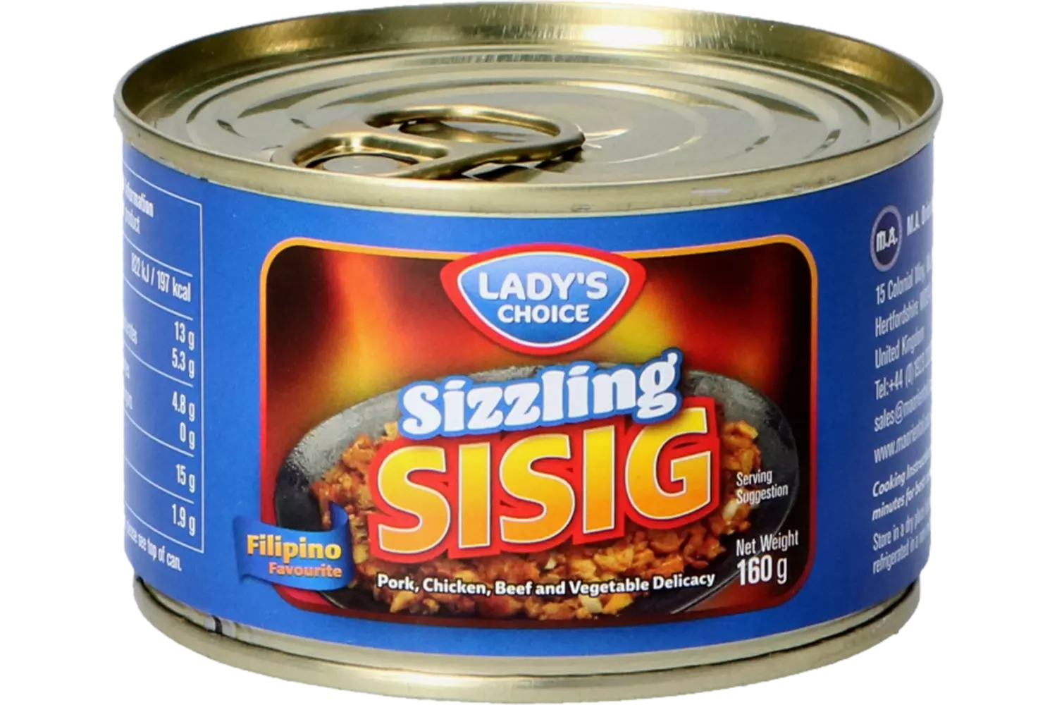 Lady's Choice - Sizzling Sissig Filipino Favourite 160g