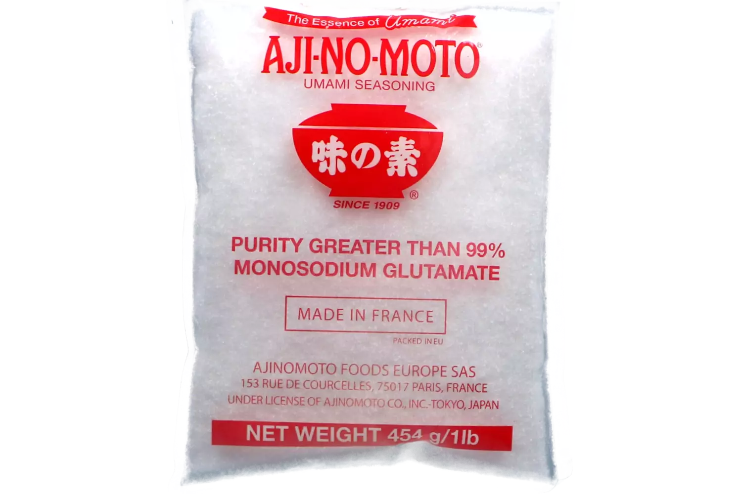 Ajinomoto - Monosodium Glutamate 454g