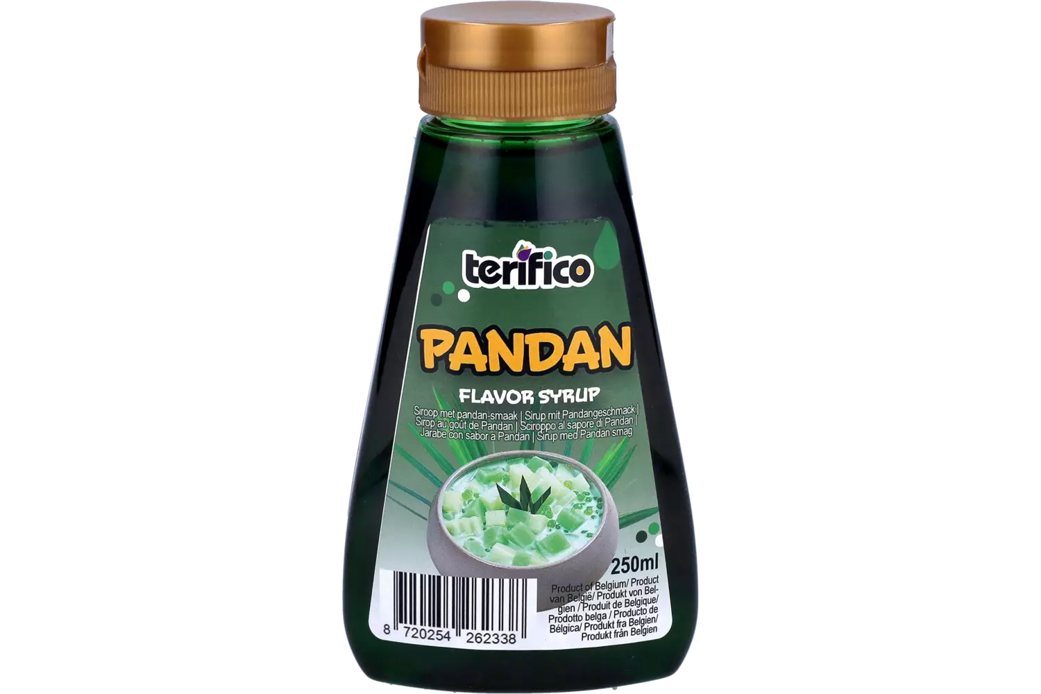 Terifico - Pandan Flavor Syrup PET Bottle 250ml