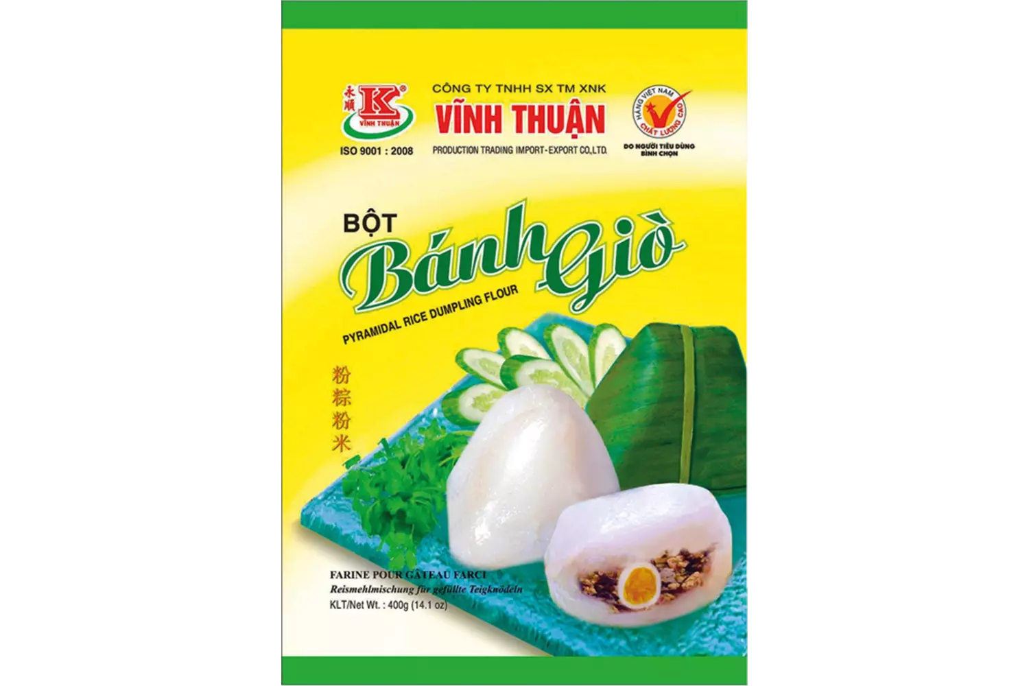 Vinh Thuan - Pyramidal Rice Dumpling Flour 400g