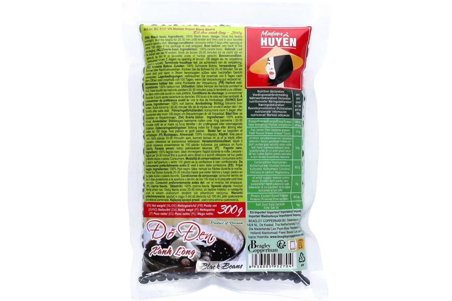 Madam Huyen - Black beans 300g