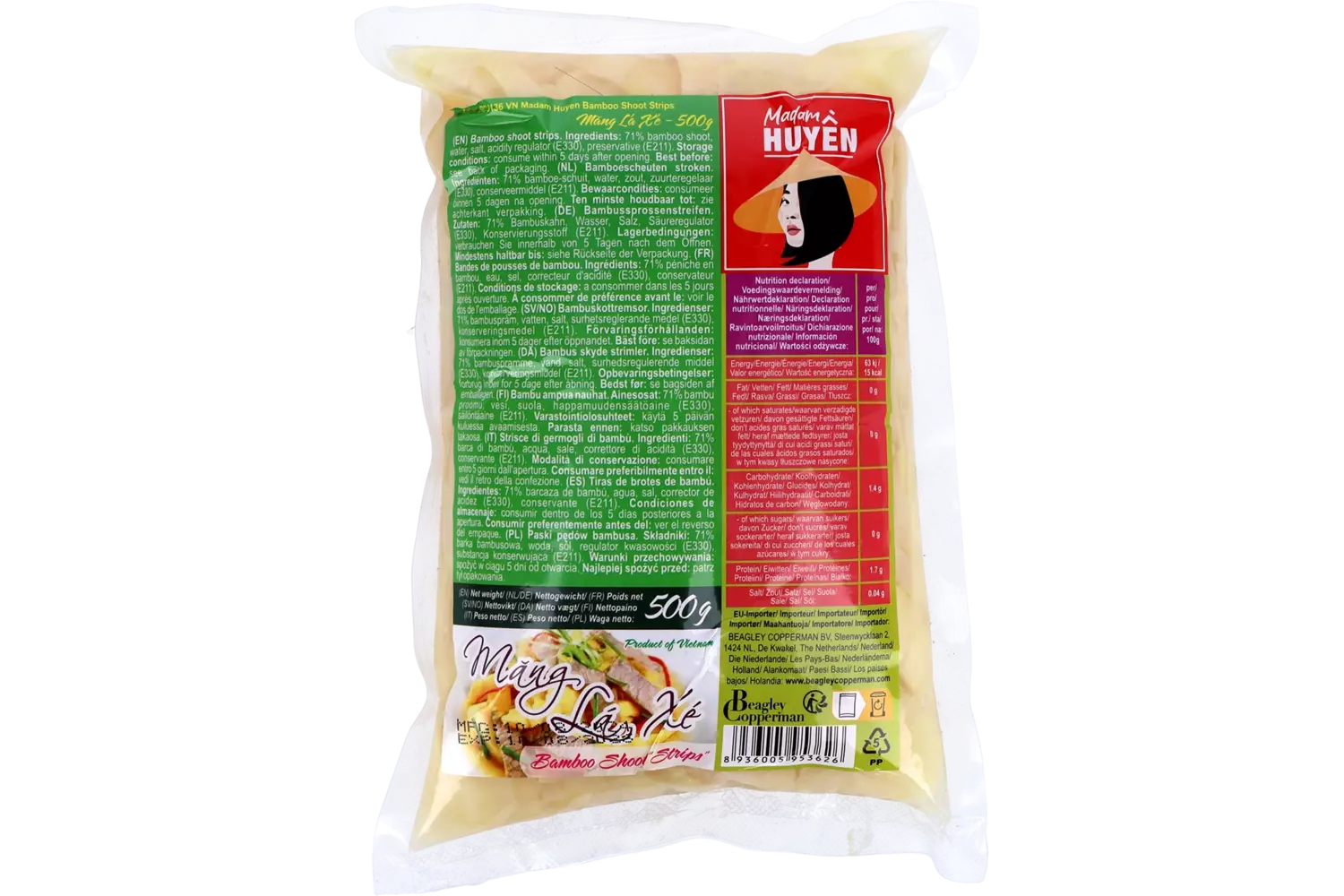 Madam Huyen - Bamboo Shoot Strips 500g