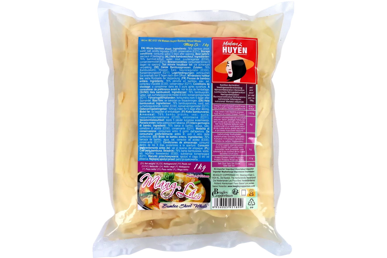 Madam Huyen - Bamboo Shoot Whole 1kg