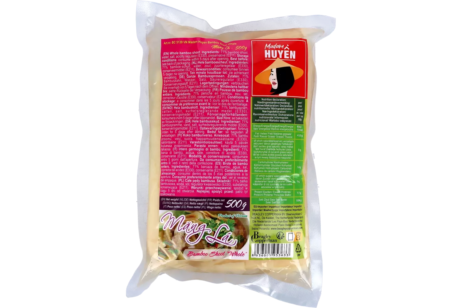 Madam Huyen - Bamboo Shoot Whole 500g