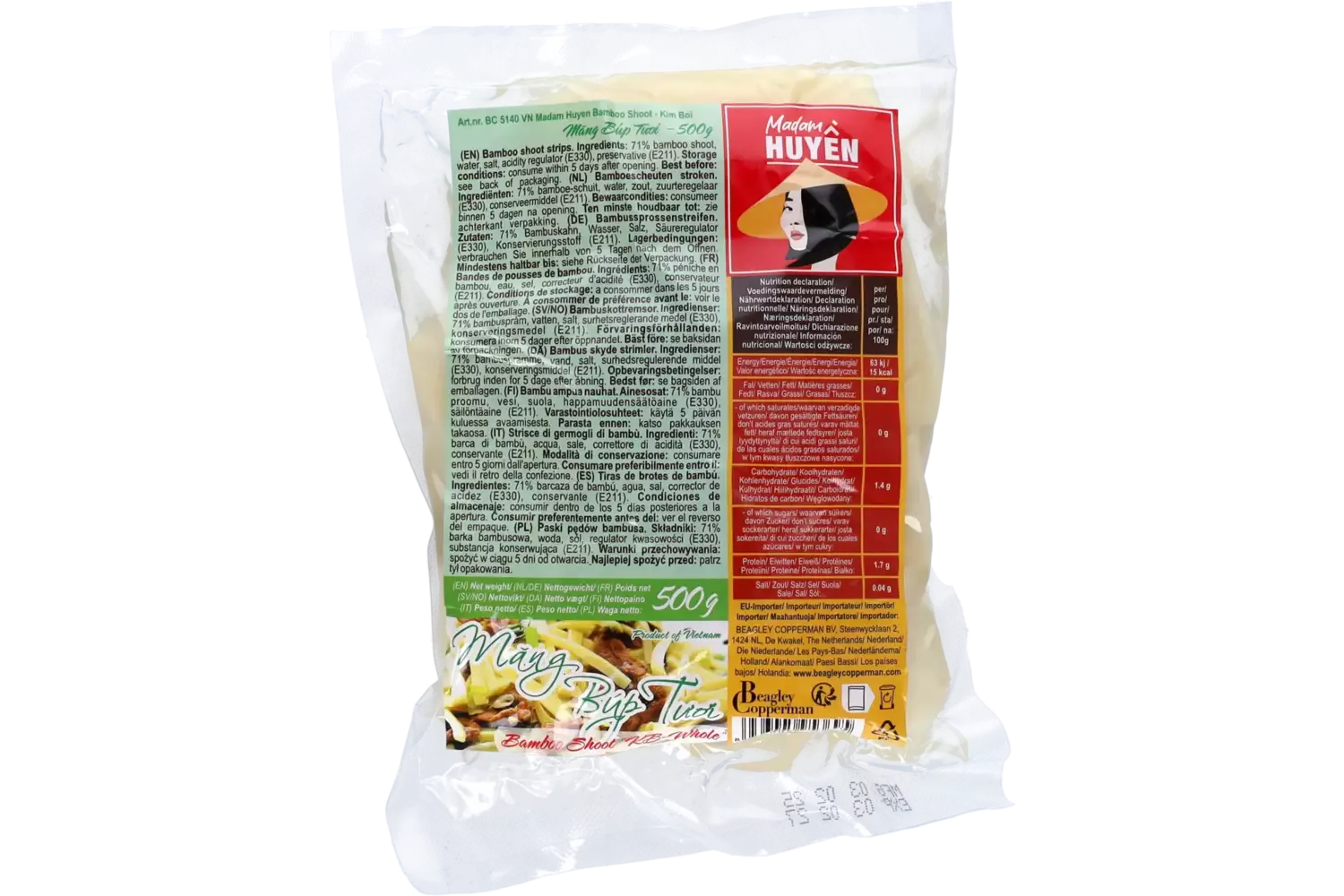 Madam Huyen - Bamboo Shoot Whole 500g